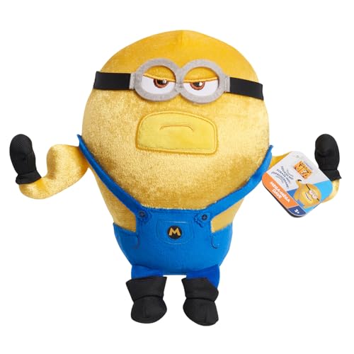 Minions Illumination Despicable Me 4 Squooshy Plush Mega Dave Kids Toys for Ages 3 Up by Just Play - Image 1