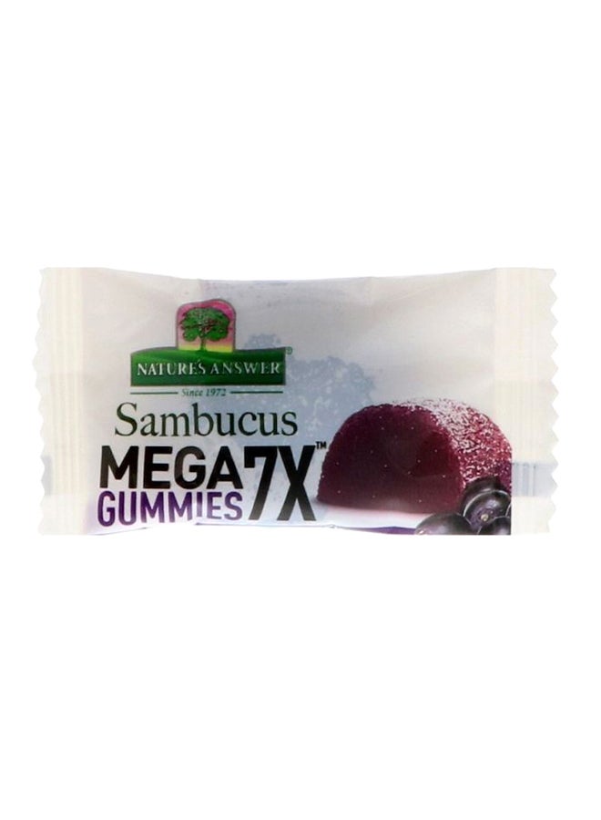 NATURE'S ANSWER 30 Vegan Sambucus Mega Gummies - Image 3