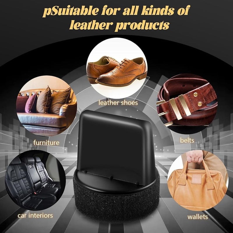 Tazweeq 16Pcs Back Shoe Shine Sponge And Shoe Shine Cloth, Shoe Polish Applicator Brush, Shoe Polish Sponge For Shoe Shining And Polishing Shoe Polish Brush, Shoe Care Cloth Suede Cleaner - Image 4