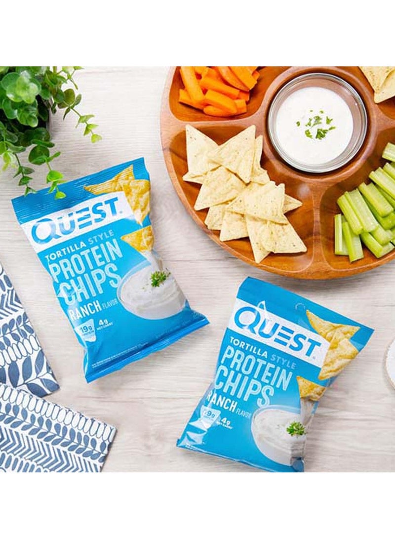 Quest Tortilla Style Protein Chips Ranch (Pack of 8) - Image 4