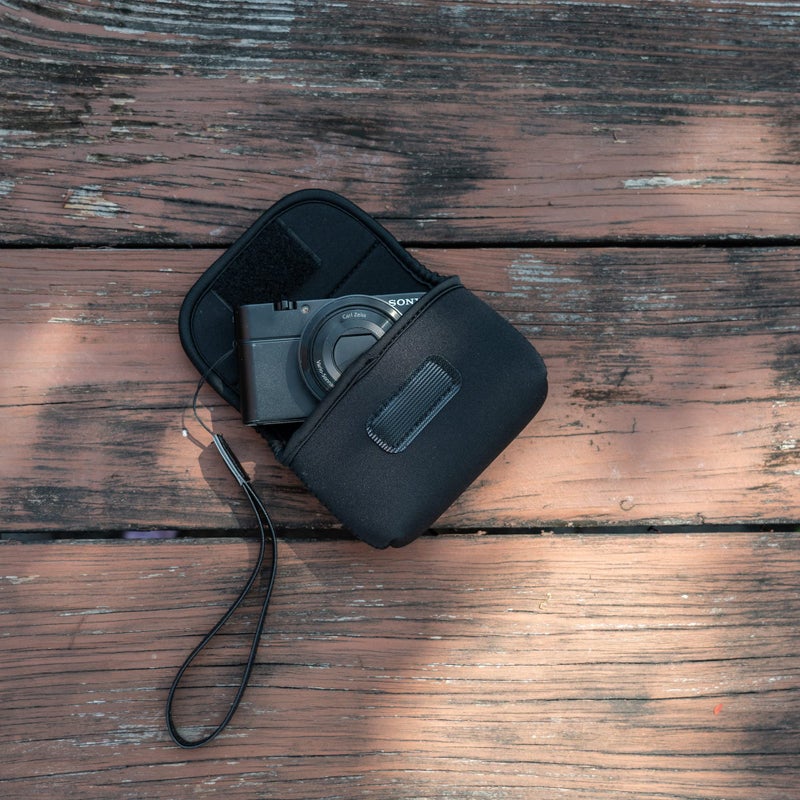 JJC Neoprene Compact Digital Camera Case Travel Pouch for Sony ZV-1 RX100 VII VA VI V IV III II DSC W800 W830 WX500 HX99 HX90V HX80 for Canon G7X III II G9X II SX740 SX730 SX620 SX610 ELPH 360 190 180 - Image 2