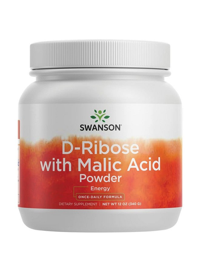 SWANSON مسحوق د-ريبوز مع مركب حمض الماليك 12 أونصة (340 جرام) - Image 1