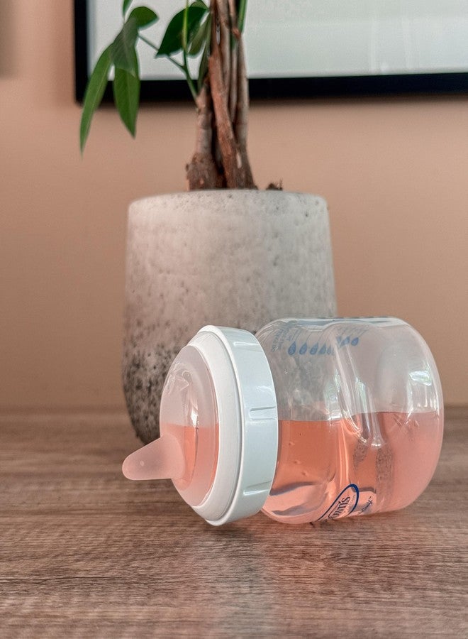 BelBeyo Sippy Spout Nipples for Dr. Brown's Natural Flow Anti-Colic Options+ Wide-Neck Baby Bottles & Glass Bottles, 6-Count, Food Grade Silicone, BPA-Free, Spill-Proof, Convert to Sippy Cup, 4+ Months - Image 4