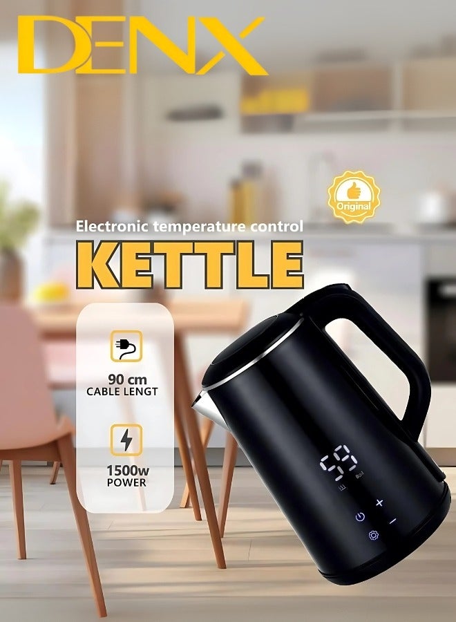 دينكس غلاية ستيل رقمية بخاصية الحفاظ على الحرارة والتحكم بمستويات الحرارة سعة 1.6 لتر ، 1500 واط من دينكس DX2087 - Image 3