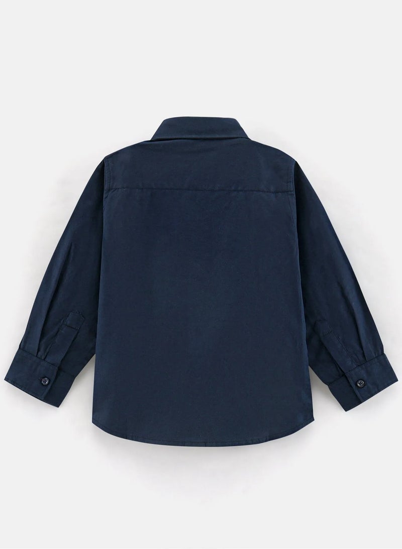 Bonfino Bonfino Full Sleeve Shirt Number Patch - Navy(12-24M&2-3Y) - Image 2
