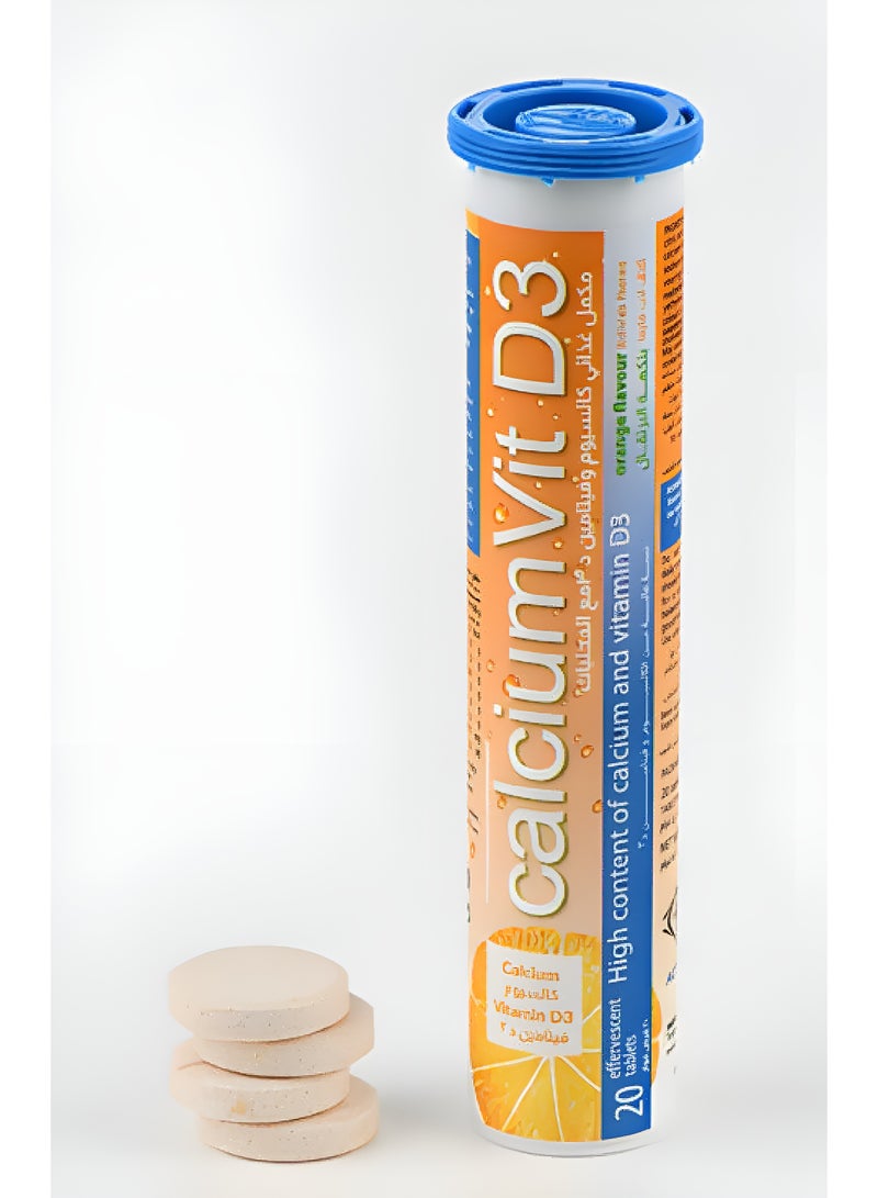 Active Lab Calcium Vit D3 20 Effervescent Tablets