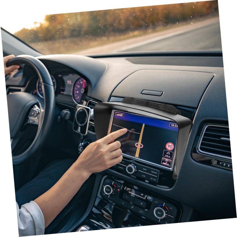 غطاء عالمي لحاجب الشمس لنظام تحديد المواقع العالمي (GPS) بتصميم قابل للتركيب، يمنع الوهج ويمنع ضوء الشمس لرؤية واضحة - Image 5