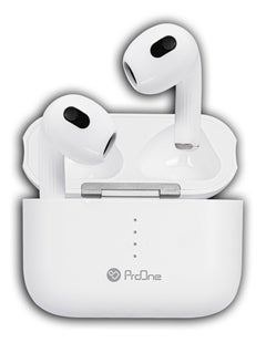 ProOne ProOne PHB3207 True Wireless Earbuds, Bluetooth 5.3, USB-C Fast Charging, HD Call, Siri Support, 4 Hours Playtime, Noise Reduction, Lightweight Earbuds with Charging Case  - Image 2