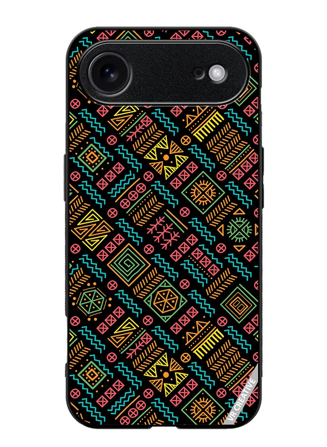 Protective Case Cover For Apple iPhone 17 Air Mayan Patchwork Design Multicolour