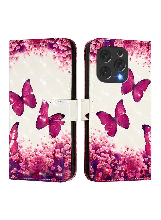 Zaboon Case For Doogee N55 Plus 3D Painting Horizontal Flip Leather Phone Case - Image 2