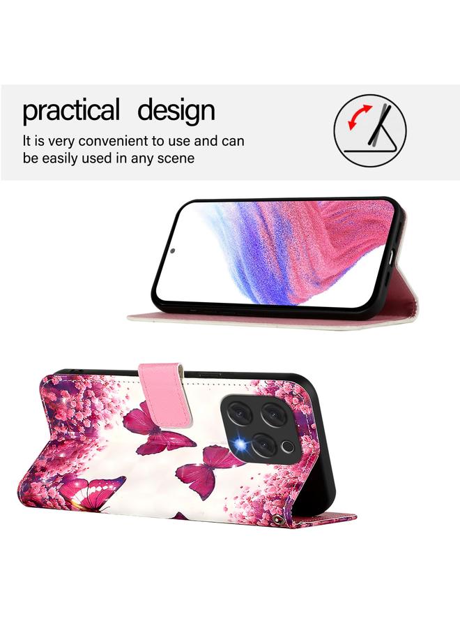 Zaboon Case For Doogee N55 Plus 3D Painting Horizontal Flip Leather Phone Case - Image 3