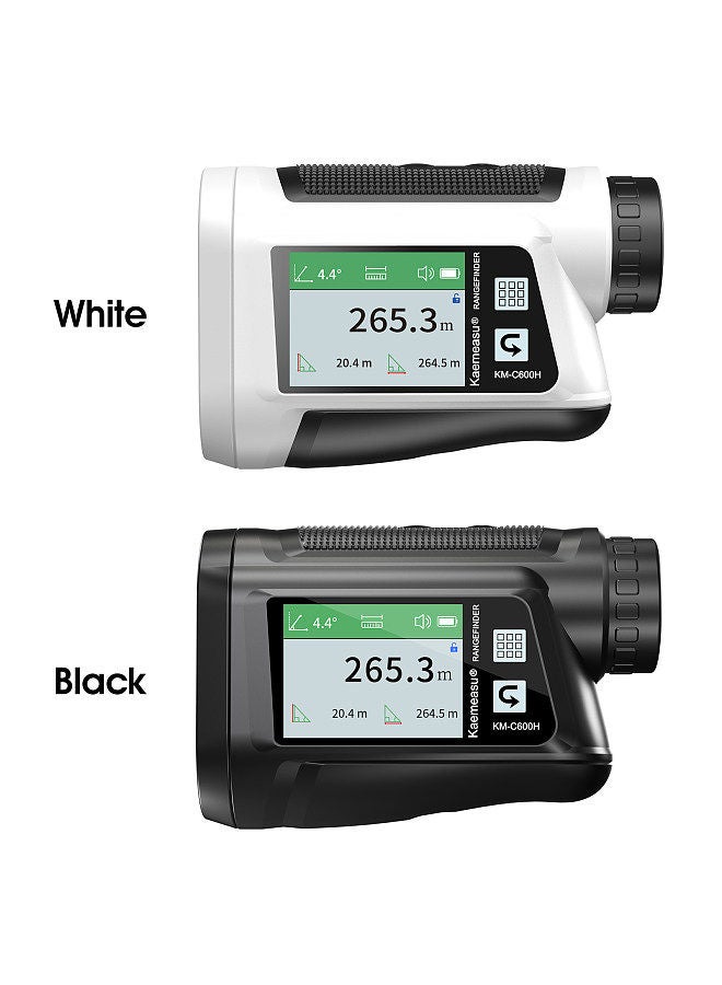Generic Golf Rangefinder with LCD Touch Screen 6X Magnification 600M / 800M USB Rechargeable Range Finder Distance Meter with Speaker Slope Function Flag Locking Vibration  - Image 5