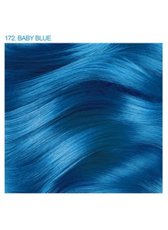 Adore Semi Permanent Hair Color Vegan And Crueltyfree Hair Dye 4 Fl Oz 172 Baby Blue (Pack Of 1)  - Image 3