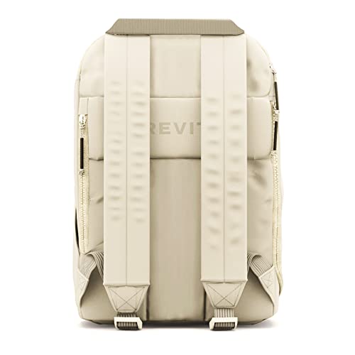 BREVITE The Backpack- Casual daypack backpacks for every function. Compact but spacious 18L aesthetic traveling backpack with laptop compartment. (Tan) - Image 4