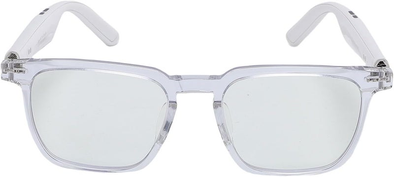Comfort grip Translator Glasses, Protective Lenses Real Time Video Translation Anti Blue Light Translation Device Music and Travel Area (White) Diverse use resistant crafted quality - Image 2