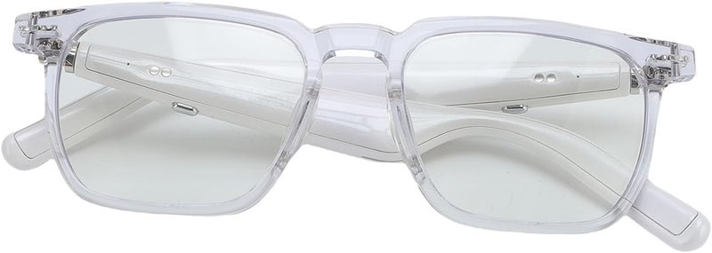 Comfort grip Translator Glasses, Protective Lenses Real Time Video Translation Anti Blue Light Translation Device Music and Travel Area (White) Diverse use resistant crafted quality - Image 1