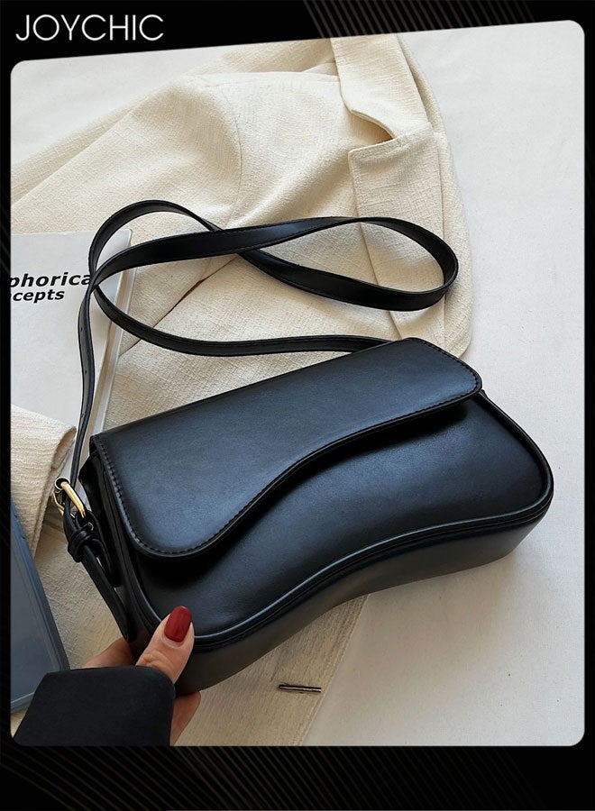 Joychic حقيبة كتف بتصميم قابل للطي للسيدات حقيبة بسيطة تحت الإبط للعمل والتنقل اليومي - Image 2