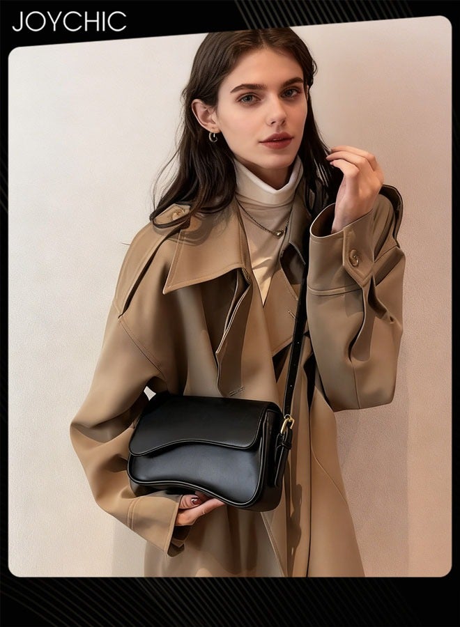 Joychic حقيبة كتف بتصميم قابل للطي للسيدات حقيبة بسيطة تحت الإبط للعمل والتنقل اليومي - Image 1