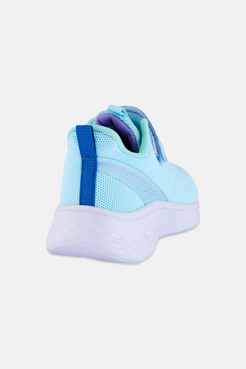 Mudd Kids Girl Velcro Closure Outdoor Shoes, Turquoise - Image 3