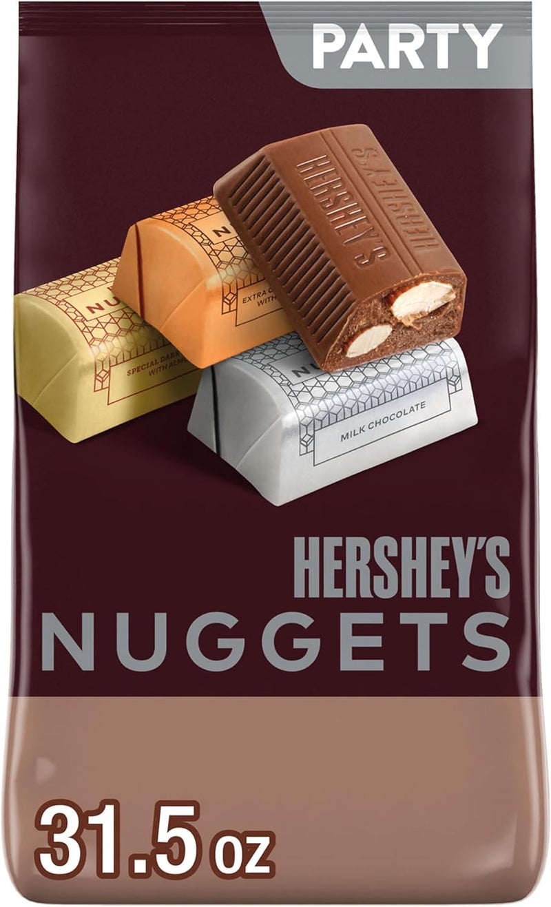 Hershey's حقيبة حفلة حلوى شوكولاتة هيرشي نوجتس المتنوعة - Image 1