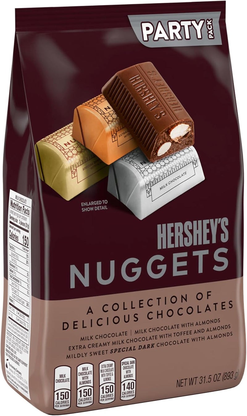 Hershey's حقيبة حفلة حلوى شوكولاتة هيرشي نوجتس المتنوعة - Image 3