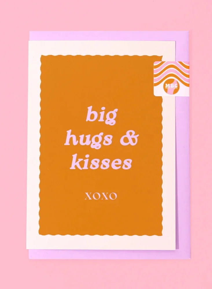 ماديسون بول الإبداعية Birthday Wishes & Lots of Kisses Card (A6)