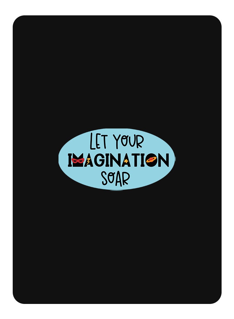 Theodor Protective Flip Case For Apple iPad Mini 6 With Trifold Stand Auto Wake Sleep Shockproof Cover let your imagination sour copy - Image 1