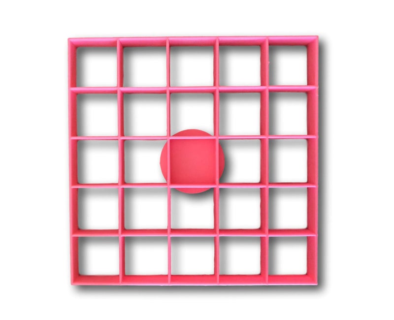 Cookie Cutz 25 x1"" size squares multi Cookie Cutter (5 x 5 in) - Image 1