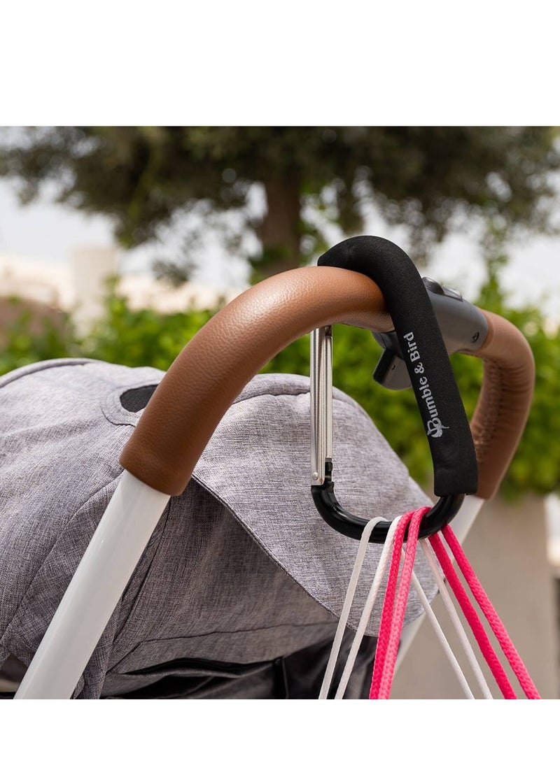 Bumble & Bird - The Multipurpose Stroller Hook - Black - Image 4