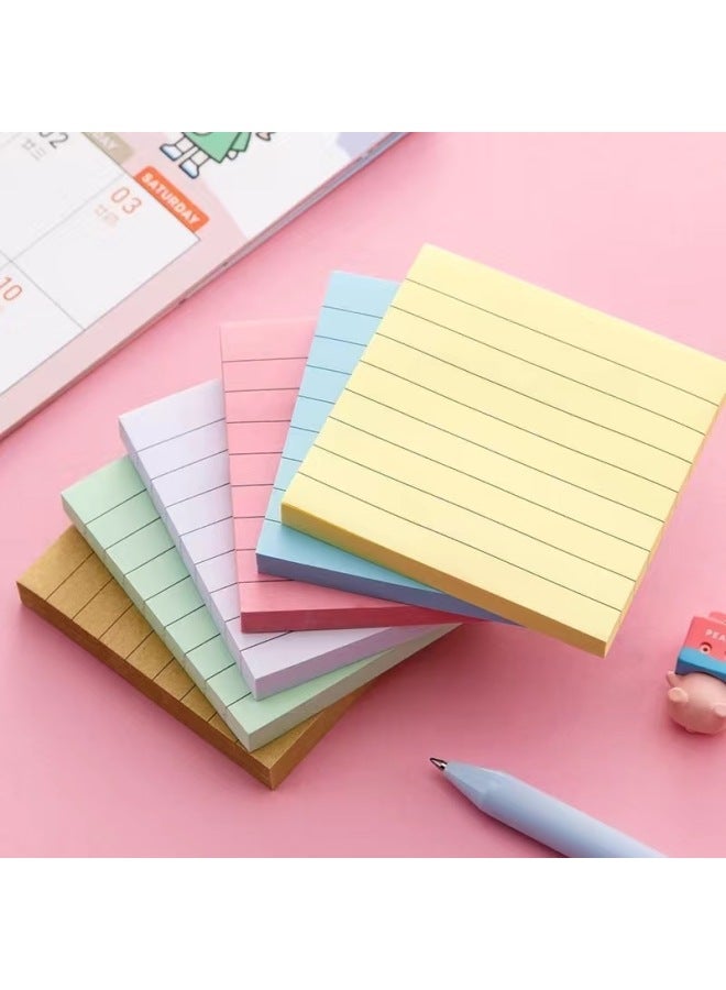 HELPS Office Color Horizontal Line Post-it Notes With Sticky Student Notes Can Tear Notes Note Notes Stationery - Image 4