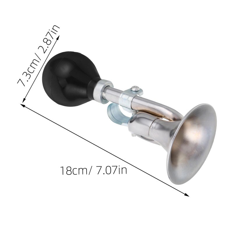 Vintage Snail Air Horn for Bicycle Handlebars Loud Curved Design Cycling Safety Accessory - Image 3