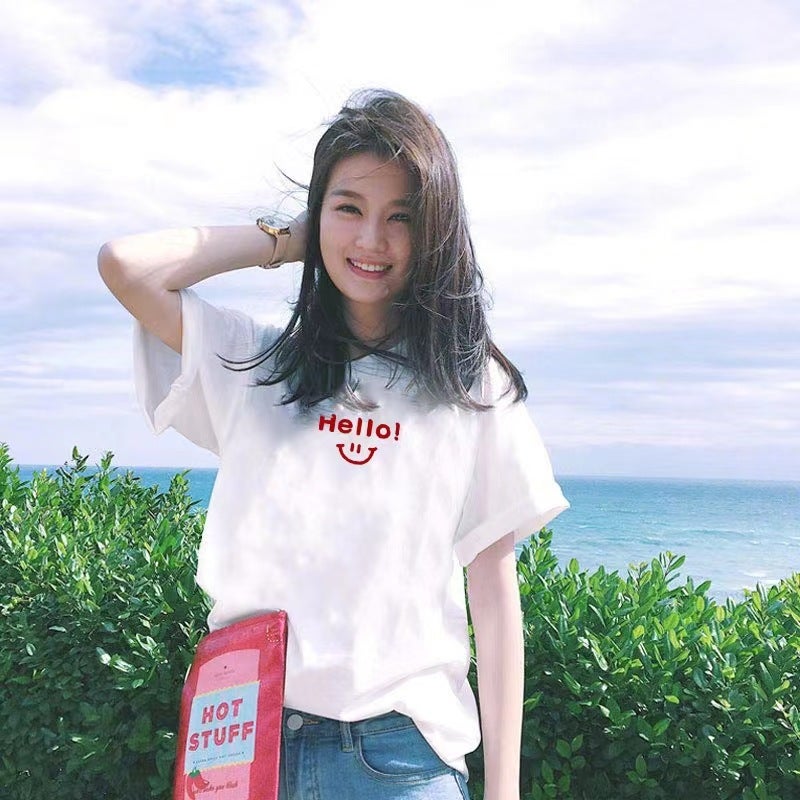 Fashion Brand Short-Sleeved T-Shirt Men'S And Women'S National Fashion Summer Round Neck Loose Half-Sleeved Casual Couple'S T-Shirt - Image 1