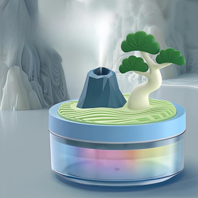 ShunChengFa Cute Mini Humidifier 320mL Cool Mist Humidifie mute with 2 Mist Modes for HomeNurseryOffice Portable Mini Air Moisturizerrechargeable mini humidifierBlue