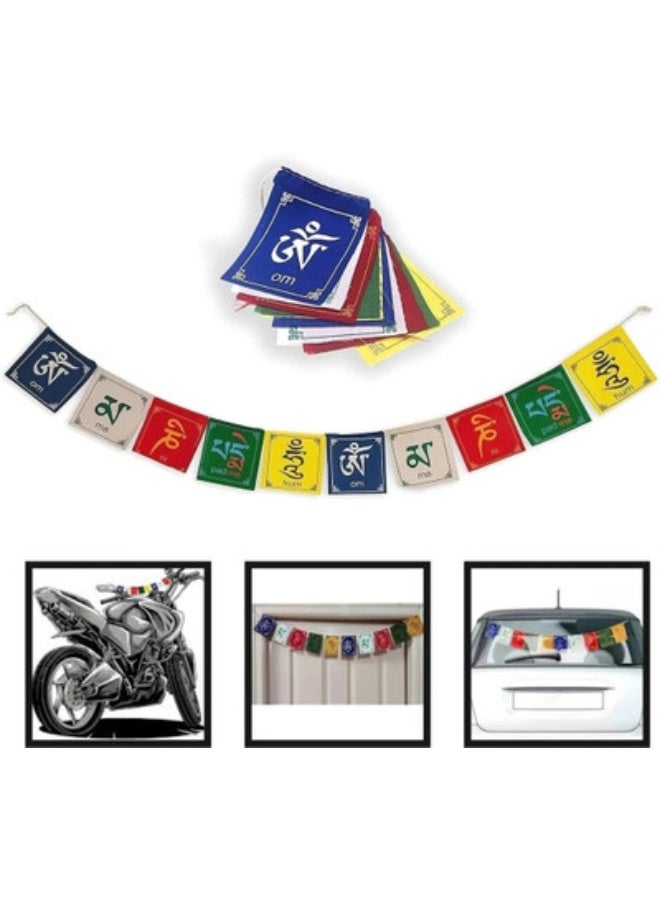 Divine Design Tibetan Prayer Flags – Traditional Lungta for Peace, Prosperity & Protection (Large) - Image 5