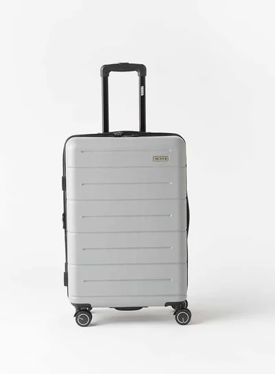 وايف Textured Hardcase Luggage Trolley Bag with Retractable Handle