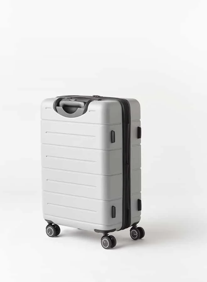وايف Textured Hardcase Luggage Trolley Bag with Retractable Handle