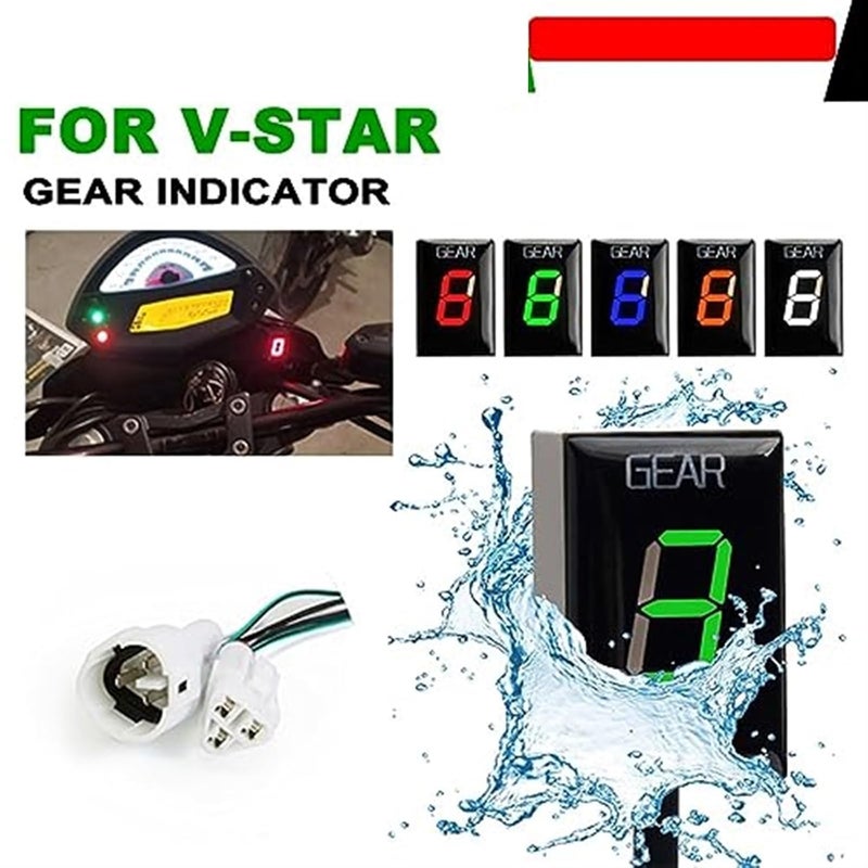 Wivplex Motorcycle Gear Indicator for V-Star Models - Image 4