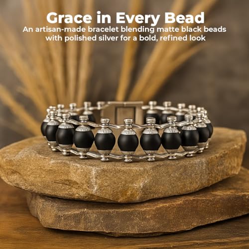 Crocon Karungali Ebony Wood Healing Bracelet for Men & Women – Energizing Beads for Meditation, Chakra Alignment & Spiritual Wellness | Unisex - Image 4