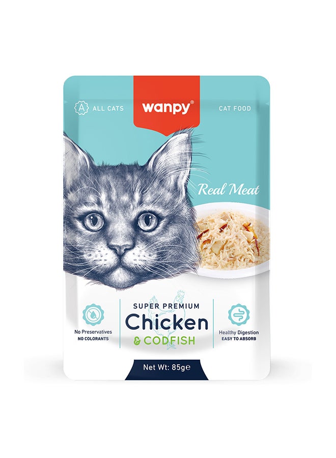 WANPY Chicken & Codfish For Cat 85g - Image 1