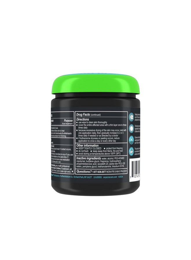 Oxy Deep Pore Acne Facial Cleansing Pads, Maximum Strength 2% Salicylic Acid Stubborn Acne Treatment, Fights Breakouts, Exfoliates, Unclogs Pores, Treats Blackheads, Dermatologist Recommended, 90 Pads - Image 2