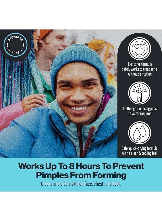 Oxy Deep Pore Acne Facial Cleansing Pads, Maximum Strength 2% Salicylic Acid Stubborn Acne Treatment, Fights Breakouts, Exfoliates, Unclogs Pores, Treats Blackheads, Dermatologist Recommended, 90 Pads - Image 3