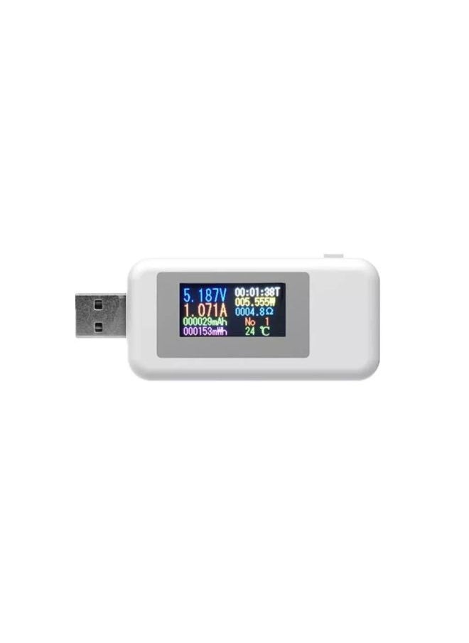 نيبمينينت جهاز اختبار USB رقمي 10 في 1 بشاشة LCD أبيض/ أسود 56.6 x 24.7 11.2مم  - Image 2