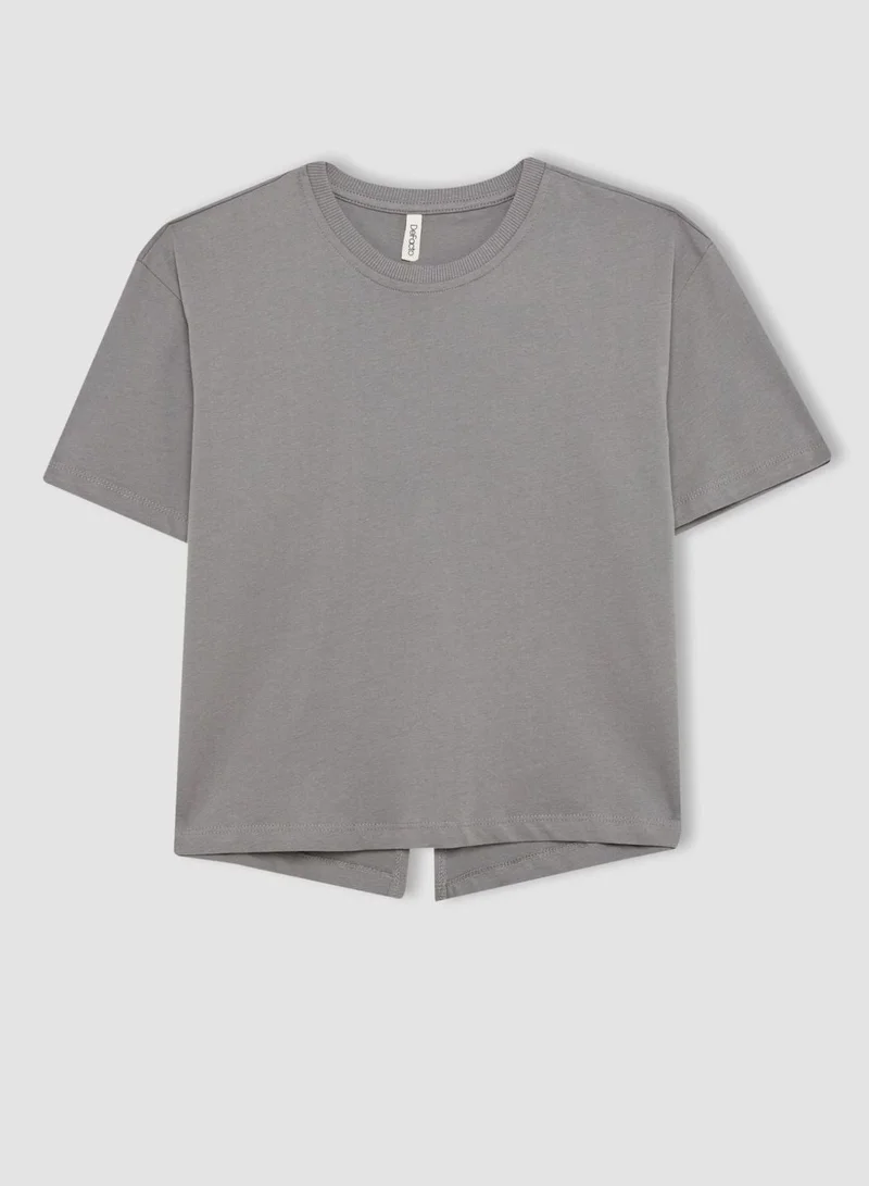 DeFacto  Girl Relax Fit Short Sleeve T-Shirt for Women | Best Price UAE