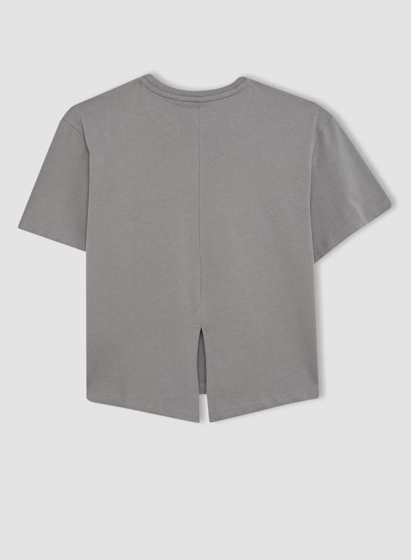 DeFacto  Girl Relax Fit Short Sleeve T-Shirt for Women | Best Price UAE