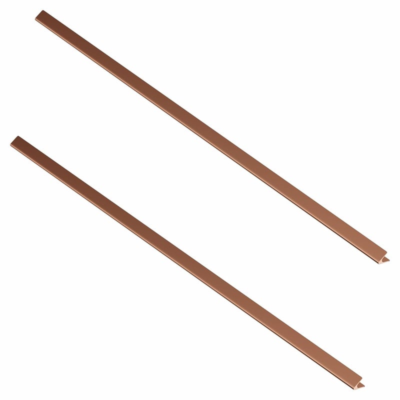 LAPO LAPO Premium Kitchen Profile Handle Cabinet Door Handle and Office Drawer Profile Handle Furniture Aluminium Finish Drawer Handle 48 Inch Rose Gold Color Pack of 2  - Image 1