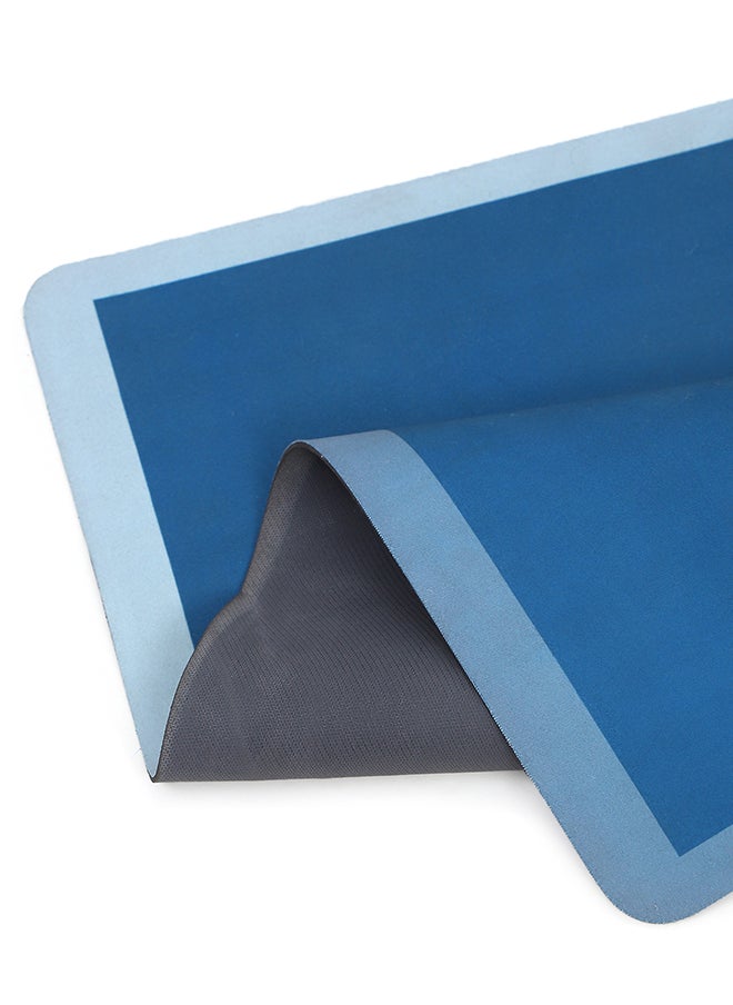 Status Contract Mat Kitchen Decor | Anti-Skid Rubber Kitchen Floor Mat | Napa Skin Super Absorbent Non Slip Mat - Floor Rug | Waterproof Kitchen Mat |(Blue), 38 X 58 Cm  - Image 4