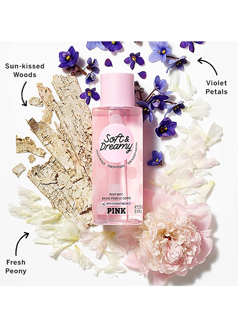 Victoria's Secret - Pink Soft & Dreamy Body Mist 250ML - Image 1