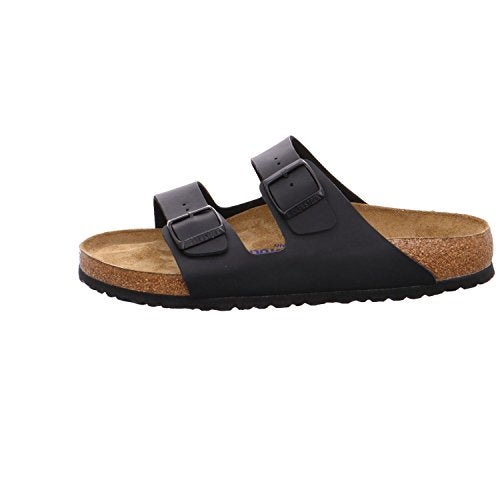 Birkenstock Unisex Arizona Sandal,Black Birko-Flor,42 N EU - Image 2