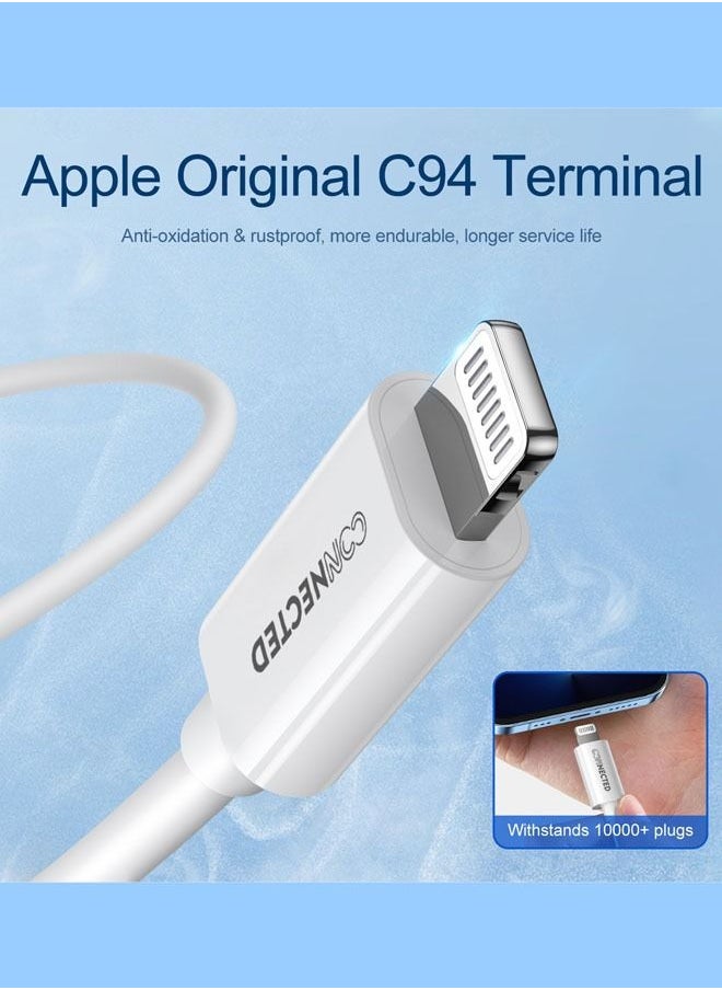 Connected ORG3 Charging Cable Type-C To Lightning MFI 20W PD 1.2m