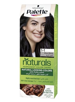 Schwarzkopf Permanent Naturals Color Creme, 1-1 Blue Black  - Image 1
